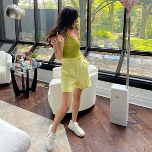 Zara yellow shorts